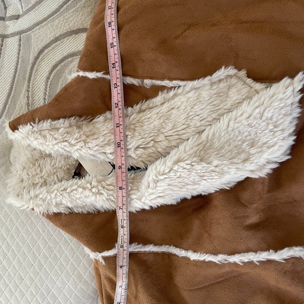 Gi Sono New Suede Brown Vest woman XL